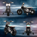 Moto Elettrica per Bambini 6V   Bianca e Nera