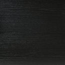 Set 2 Scaffali a Parete 40x29,5x33,5 cm con Ripiano Aperto e Piano d'Appoggio in MDF Nero