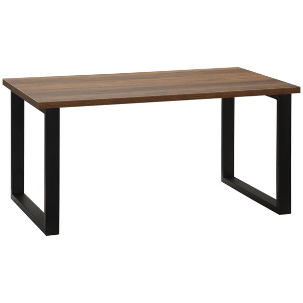 acquista Table basse 100x60x50 cm en MDF et acier noir