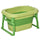 Baignoire bébé pour enfant 75,3x55,4x43 cm antidérapante pliable vert