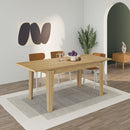 Tavolo allungabile 140/190x80x75,5 cm Tolmen rovere oak