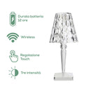 Lampada da Tavolo Ricaricabile Linda Gold