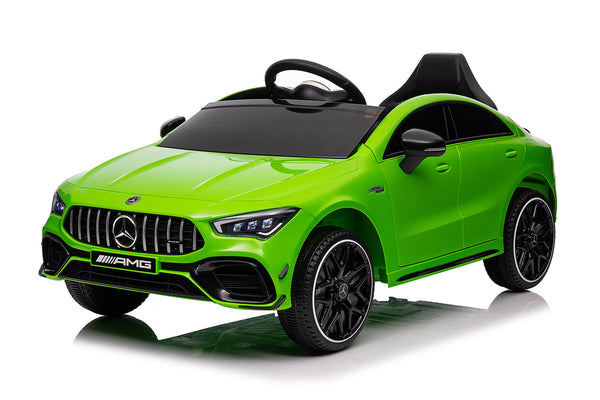 Macchina Elettrica per Bambini 12V con Licenza Mercedes CLA45 AMG Verde sconto