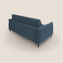 Divano Letto 3 Posti 195x95x96 cm in Tessuto Blu