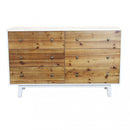 Mobile Baldric 146x45x90 h cm in Legno Bianco