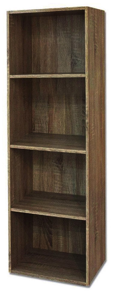 sconto Bibliothèque avec 4 étagères 40x29x132 cm en Bois de Noyer