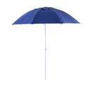 Ombrellone da Giardino in Ferro Ø2.1m Blu 