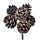 Lot de 24 Pics avec 6 Pommes de Pin Ø Pomme de Pin 3,5 cm