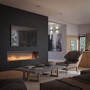 Camino a Vapore Elettrico da Incasso 220x45(64,8)x40 cm Invapo Inside con Ricarica Automatica e LED RGB Nero       