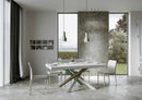 Tavolo Allungabile 180-284x90x77 cm Volantis Bianco Frassino