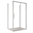 Box Doccia 3 Lati 1 Anta Scorrevoe in Cristallo Trasparente 6mm H195 Bonussi Eliane Varie Misure
