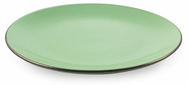 online Set de 6 assiettes plates Ø27,5x3 cm en Gres VdE Tivoli 1996 Royal Light Light Green