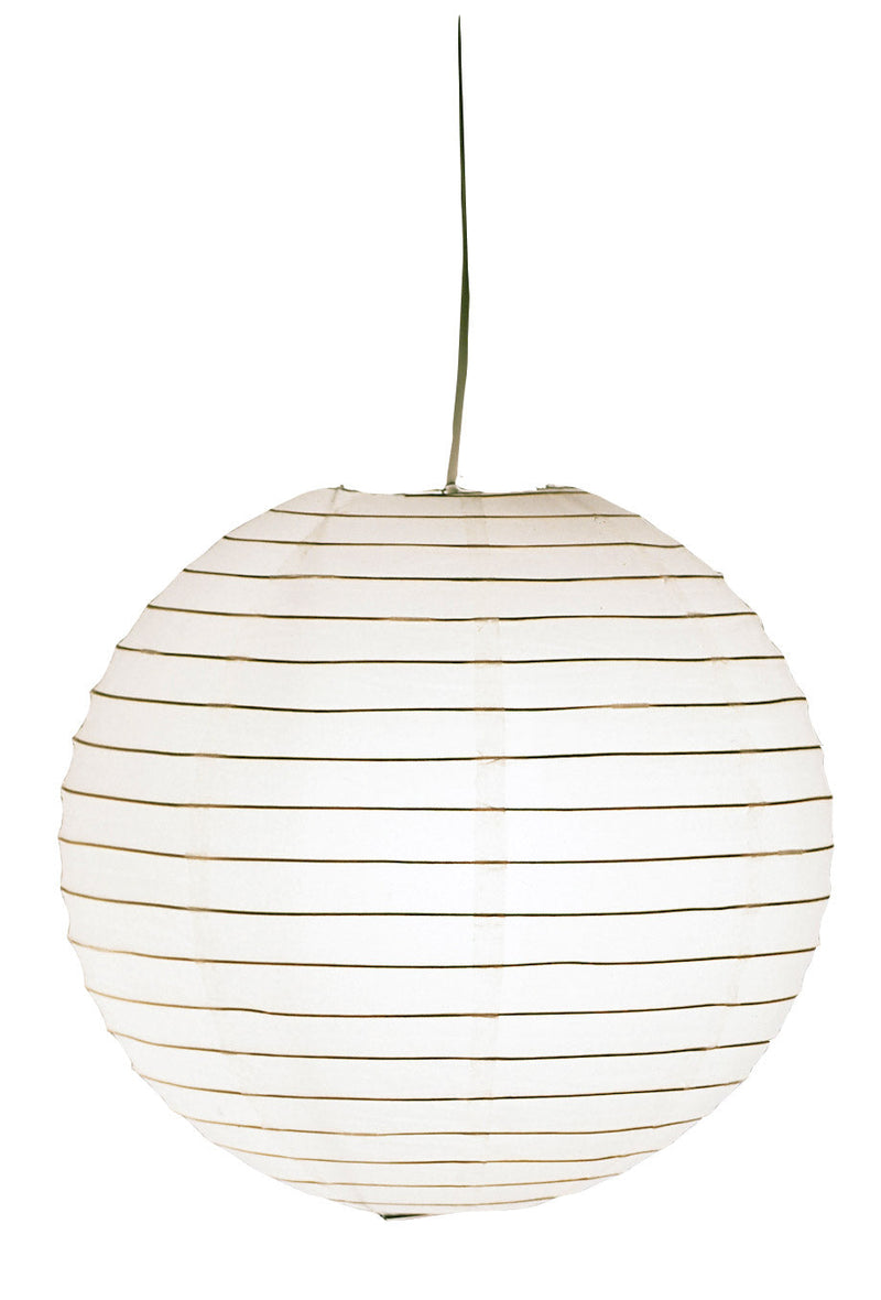 Lampada a Sospensione da Interno Attacco E27 in Carta Bianco