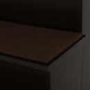 Scaletta per Cani e Gatti a 4 Scalini 40x59x54,2 cm con Cuscini in Peluche Rimovibili Marrone   