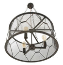 Lampadario Gothic Ø60x30 cm in Ferro