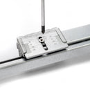 Kit Cassetto Portascarpe e Telaio per Armadio 800 mm in Alluminio e Plastica Emuca Nero