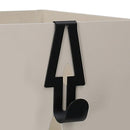 Portaombrelli in metallo crema tondo cm Ø19xh49