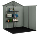 Casetta da Giardino Porta Attrezzi 190x183x221 cmin Evotech+ Keter Darwin 6x6 Verde