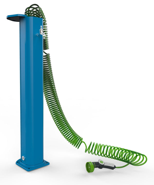 acquista Fontana da Esterno con Tubo Dell'Acqua a Scomparsa Arkema Garden Surprise Blu