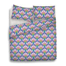 Copripiumino con stampa sul Sacco e Federe Doubleface Zigzag