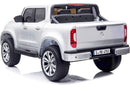 Macchina Elettrica per Bambini 2 Posti 12V Mp4 con Licenza Mercedes Classe X Pick-up Bianca