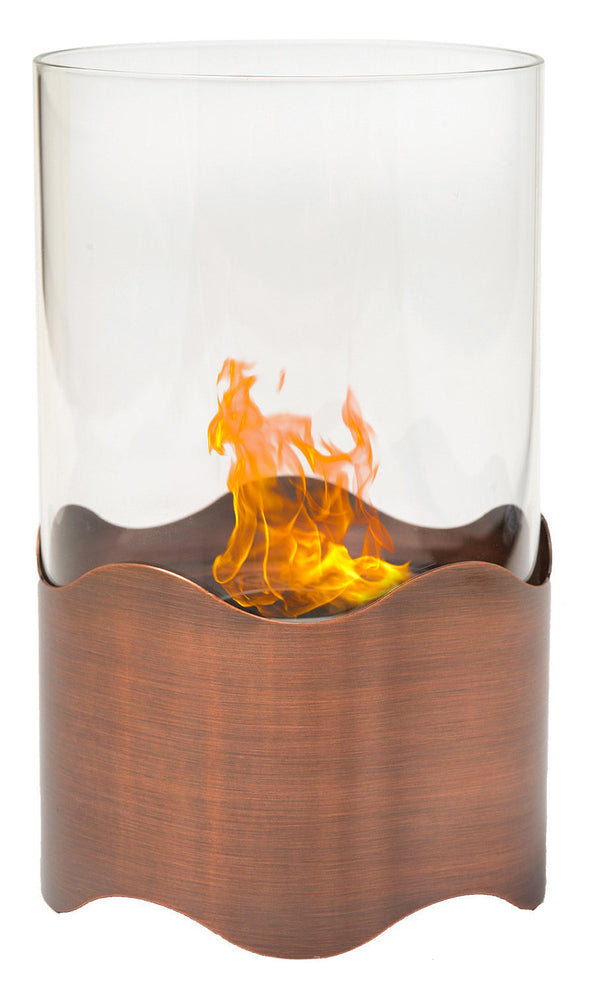 online Cheminée de Table au Bioéthanol Ø16x26,7 cm Cuivre