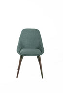 Set 4 Sedie 58x49xH85 cm in Tessuto Astrid Verde