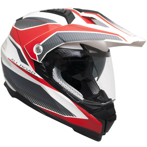 Casque Intégral pour Moto Cross avec Visière CGM Forward 606G Rouge Mat sconto