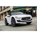 Macchina Elettrica per Bambini 12V con Licenza Maserati Ghibli Bianca