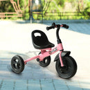 Triciclo per Bambini in Metallo con Campanello e Parafango Rosa 