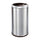 Corbeille à Papier Cendrier Ø38,5 cm en Acier 52L pour Intérieur Extérieur