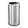 Corbeille à Papier Cendrier Ø38,5 cm en Acier 52L pour Intérieur Extérieur