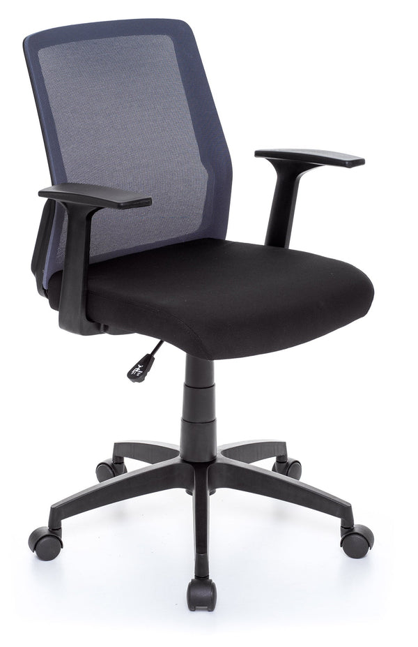 sconto Chaise de bureau opérative en tissu gris
