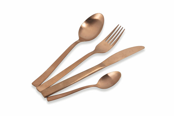 acquista Ménagère Service 24 Pièces en Acier Cuivré Mat VdE Tivoli 1996 Lexington