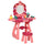 Miroir jouet station de maquillage pour enfants avec miroir et accessoires roses
