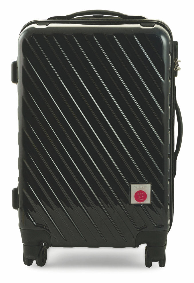 Set 2 Valigie Trolley Rigide in Policarbonato 4 Ruote TSA Soriani Blu Scuro