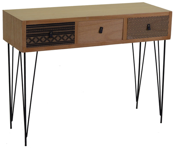 Console Rectangulaire 3 Tiroirs Adami Budapest prezzo