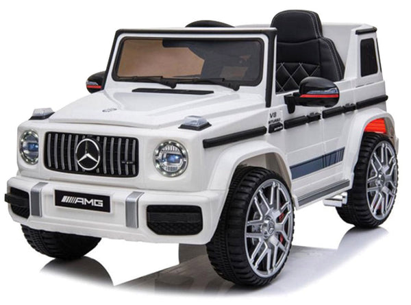 sconto Voiture électrique pour enfants 12V Mercedes G63 AMG Off-Road Blanc