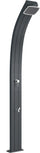 Doccia Solare da Esterno Giardino 30L Miscelatore e Lavapiedi Arkema Spring Grigio Antracite
