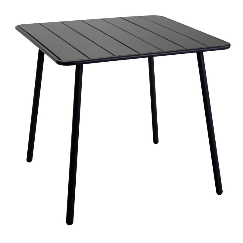 Tavolo da Giardino 80x80xh72 cm in Metallo Rovigo Antracite