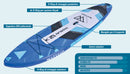 SUP Tavola Gonfiabile 365x84x15 cm con Pagaia Zaino e Accessori Wattsup Marlin Blu