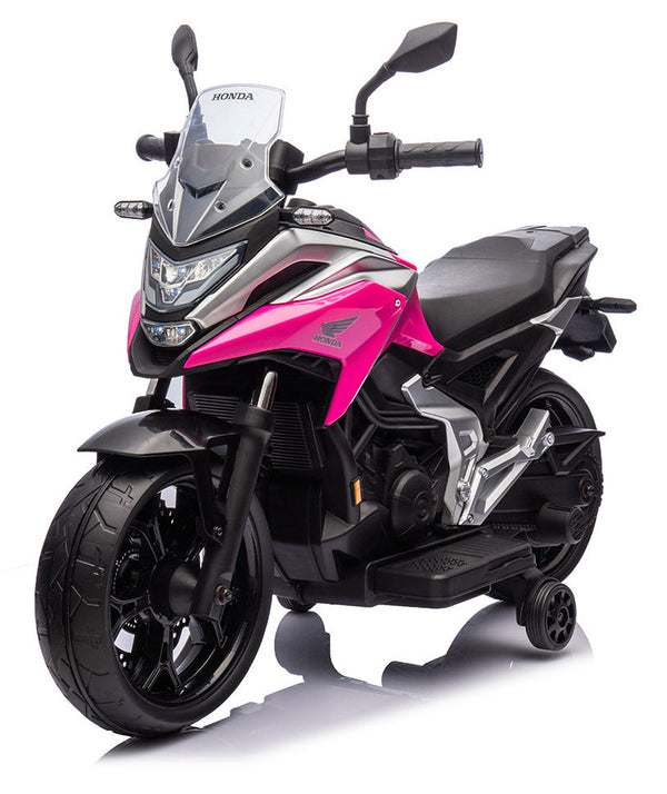 acquista Moto Elettrica per Bambini 12V con Licenza Honda NC 750 Rosa