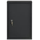 Armadietto per Medicinali 30x14x46 cm 3 Ripiani in Acciaio Nero