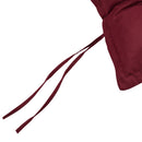 Cuscino per Sedie da Giardino 100x50 cm con Laccetti in Poliestere Rosso