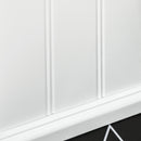 Mobiletto Bagno 21,5x17,8x66,5 cm con Porta Carta Igienica in Legno MDF Bianco