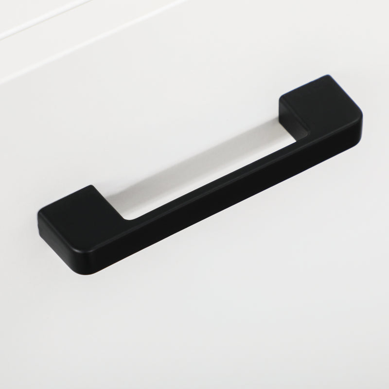 Mobile Bagno 4 ante 2 Ripiani 80x33,5x190 cm in Truciolato Bianco