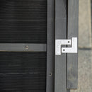 Rampa per Cani per Bagagliaio Auto 43x165x6,5 cm in Legno Nero