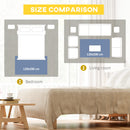 Tappeto Moderno 200x120 cm in Poliestere Grigio