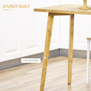 Tavolo da Pranzo 98x60x76,5 cm in MDF Effetto Legno di Pino Naturale