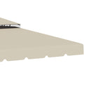 Tetto di Ricambio per Gazebo da Giardino 3x4m in Poliestere Beige